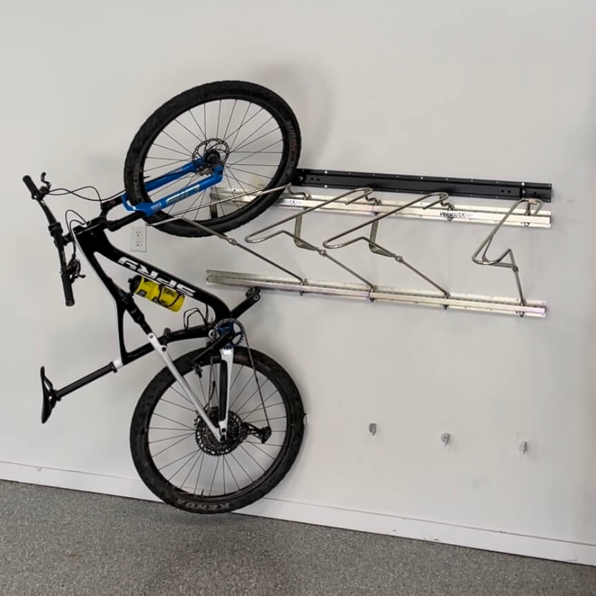 Tilt & Pivot Garage Bike Rack - Image 11